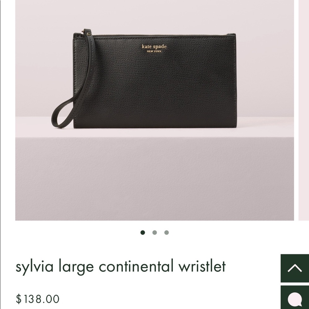 Kate Spade Black Wallet/ Wristlet